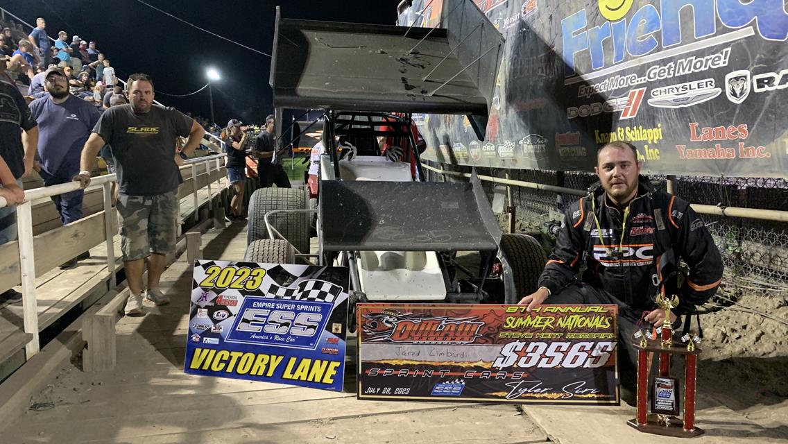 Zimbardi Pockets $3,565 in Outlaw Summer Nationals Win