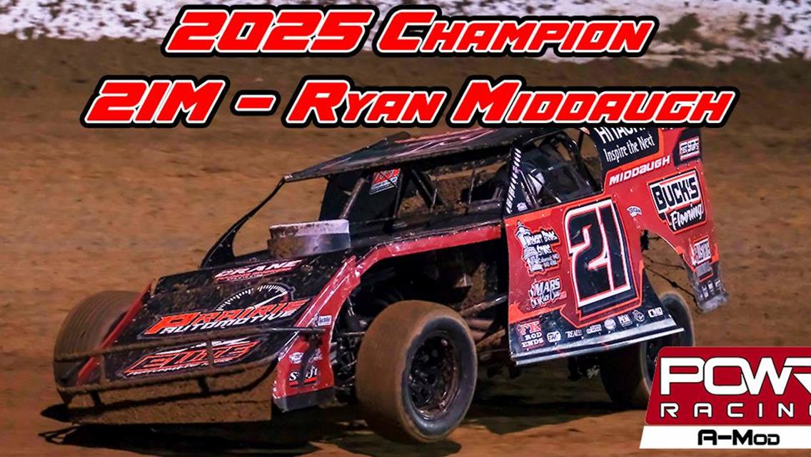 Ryan Middaugh Masters 2025 POWRi A-Mod Season to Claim Championship
