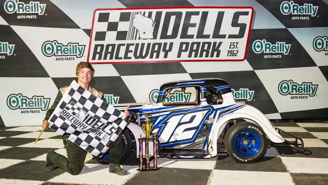AYRTON BROCKHOUSE DOMINATES DELLS GNL INEX LEGENDS