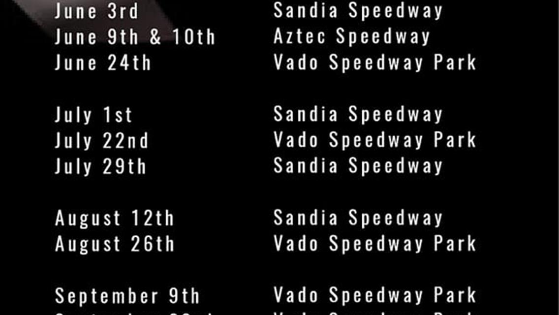 Nineteen Events in 2023 for POWRi New Mexico Motor Racing Association
