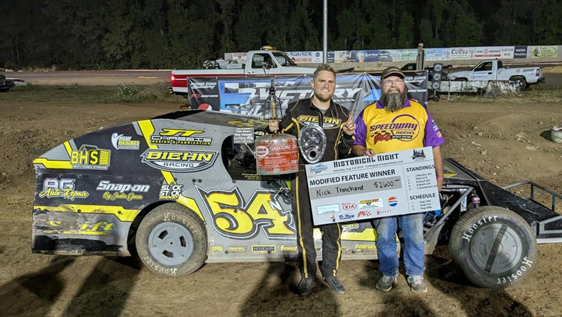 Trenchard Bags $2,600.00 With Last Lap Win At Mark Howard Memorial Modified Nationals At CGS; Kocks, J. Whisler, And B. Bryant Also Earn Historical Ni