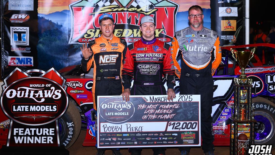 Smoky Mountain Speedway (Maryville, TN) – World of Outlaws Late Model Series – Tennessee Tipoff – March 14th-15th, 2025. (Josh James Artwork)