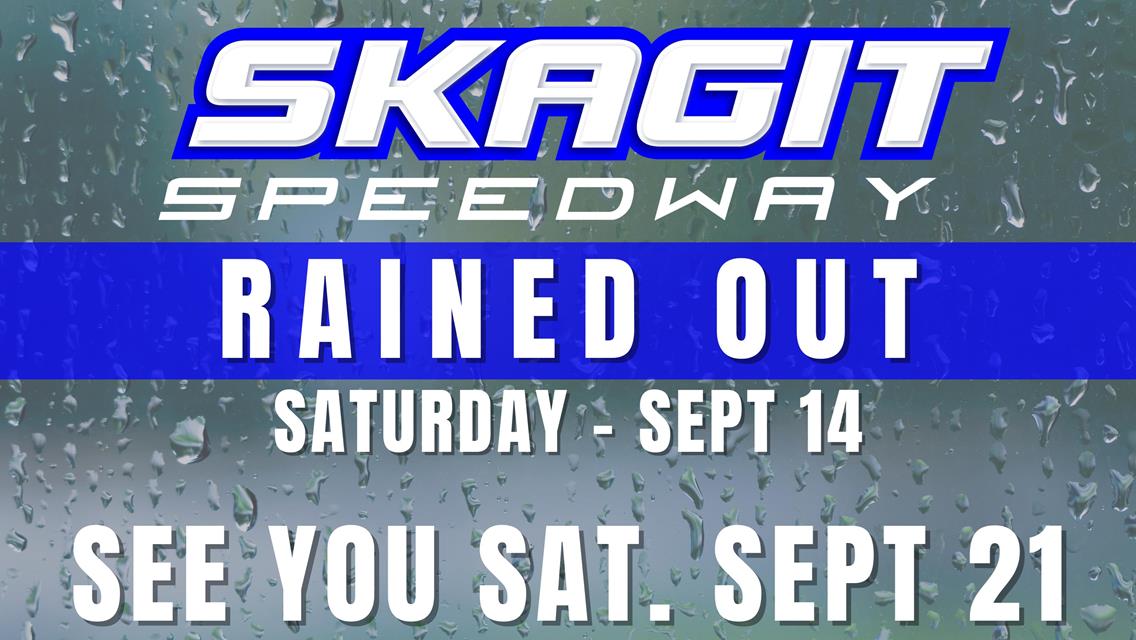 RAINED OUT - SAT. SEPT 14