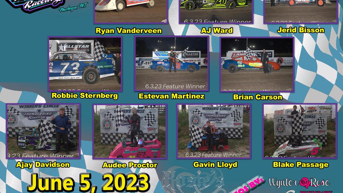 Congratulations to our Feature Winners for June 3, 2023