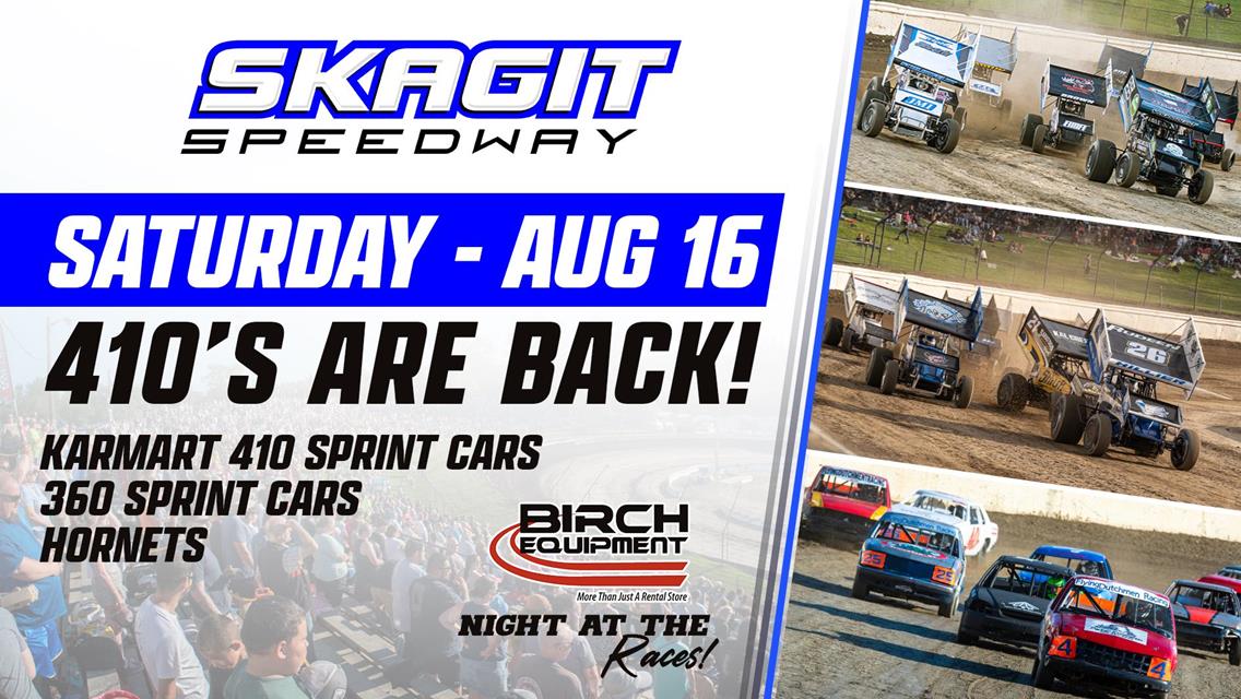 410&#39;S ARE BACK! SATURDAY, AUG 16 // Birch Equipment Night