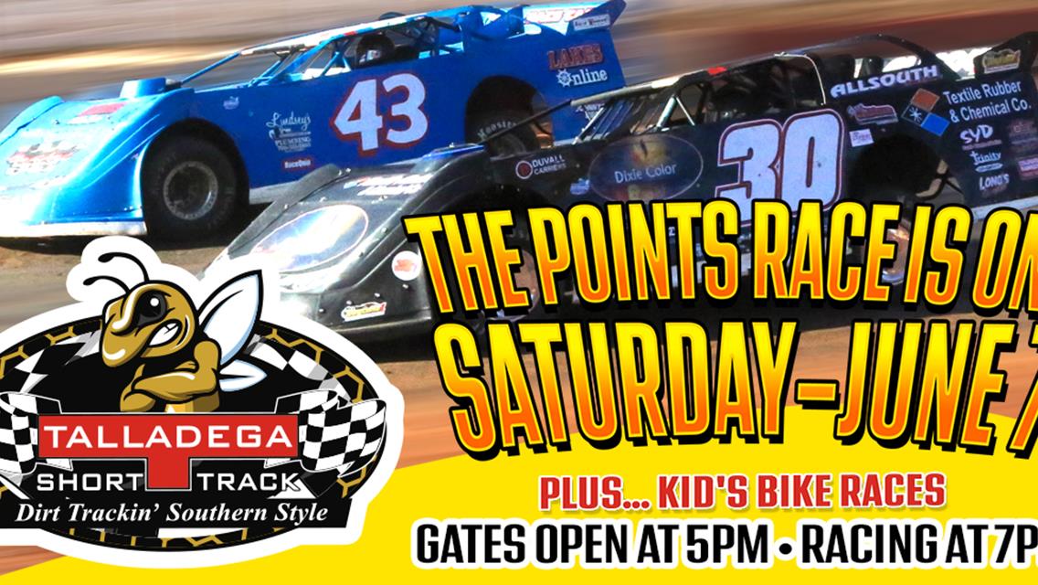 RAIN OUT! Talladega Short Track | June 7th!