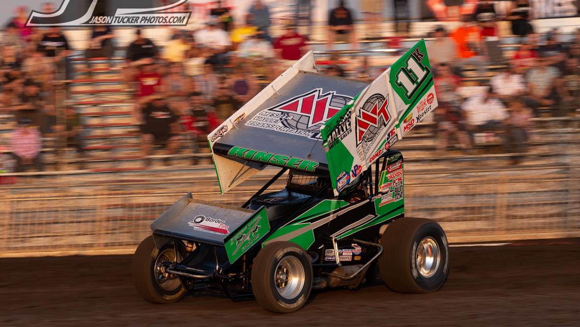 Kraig Kinser Records Top 10 During Only Race in Oregon This Season