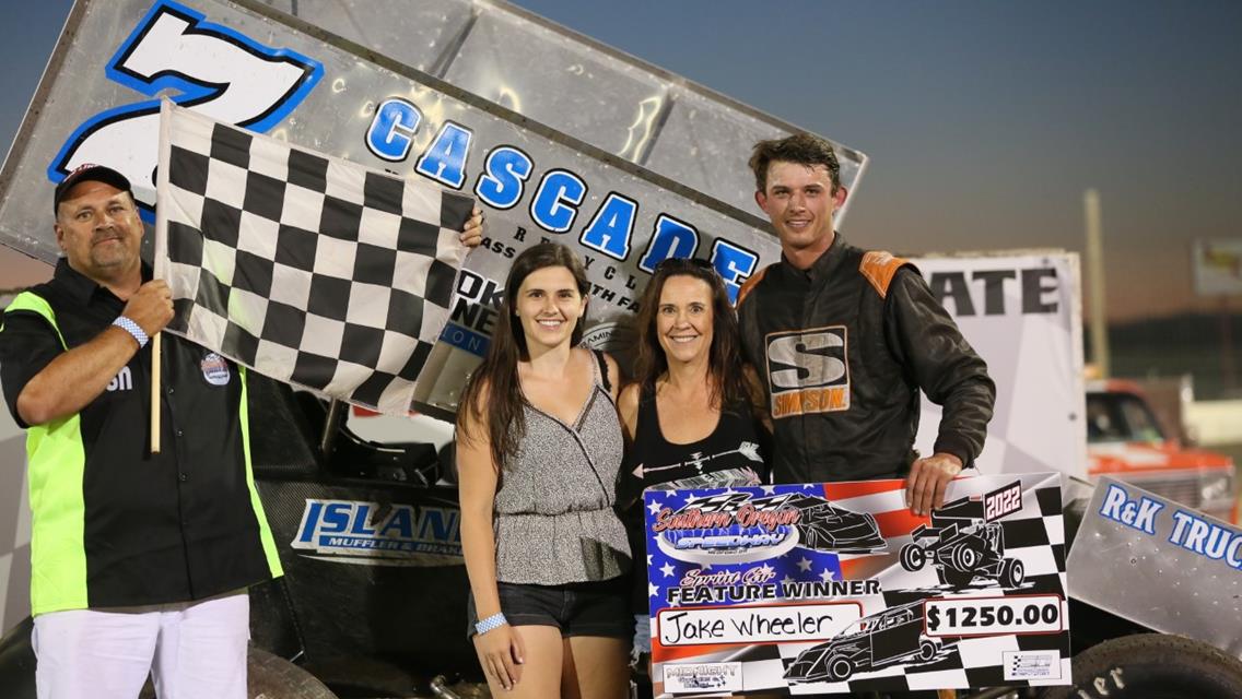 Wheeler, Killingsworth, Payant, And A. Hedges Score July 23rd Wins At Southern Oregon Speedway