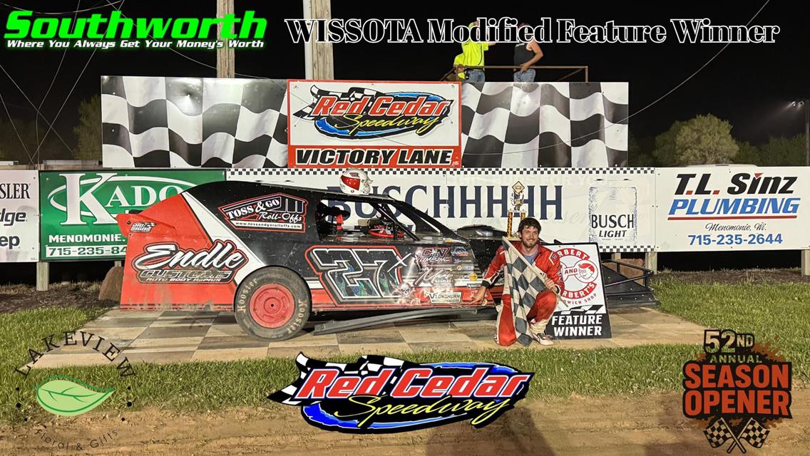 Caleb Iverson grabs first 2025 victory at Red Cedar Speedway