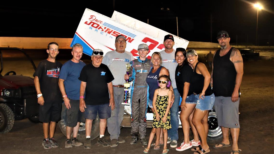 Bloomfield Wins First Career Sprint Car Main at Marysville