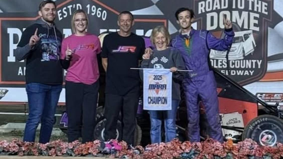 Sparks Takes Wild MARA Title Battle And England Wins At Coles County Speedway
