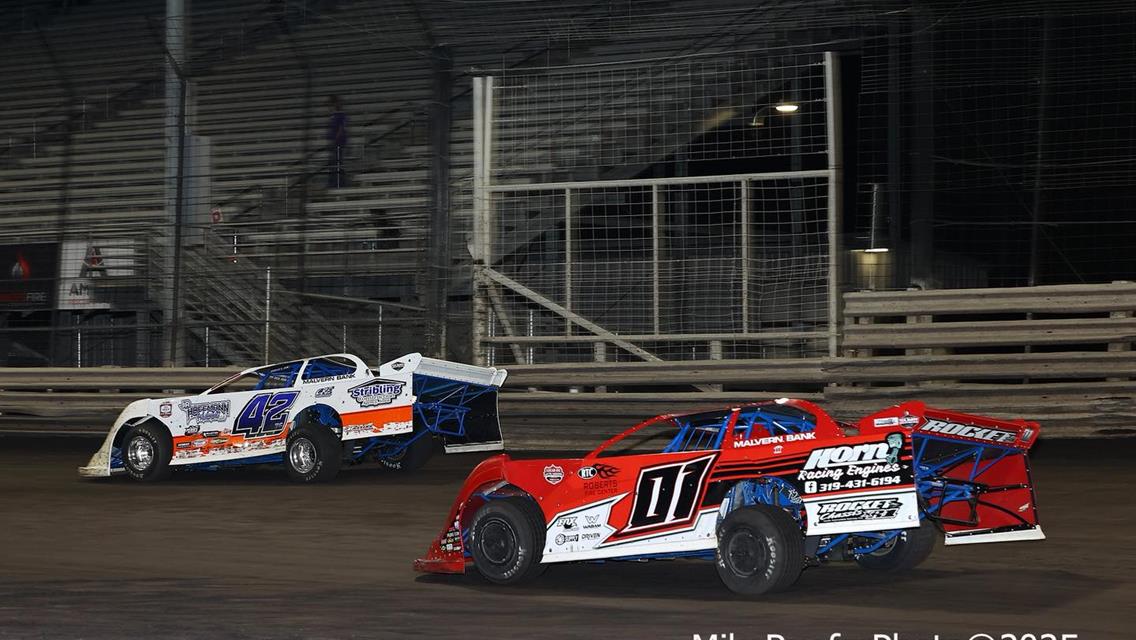 Knoxville Raceway (Knoxville, IA) – Malvern Bank Series – Knoxville Nationals – September 20th, 2025. (Mike Ruefer photo)