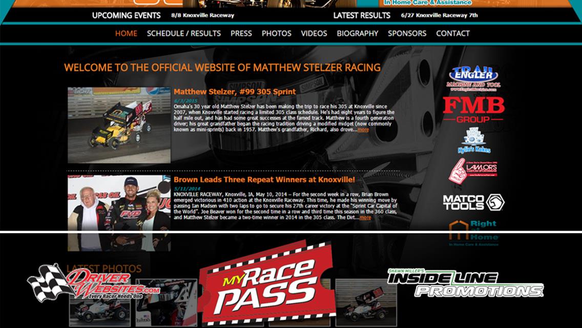 Driver Websites Creates New Website for Matthew Stelzer