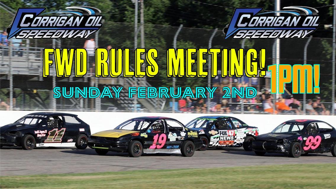 Rules Meeting for Outlaw ABC FWDs Announced