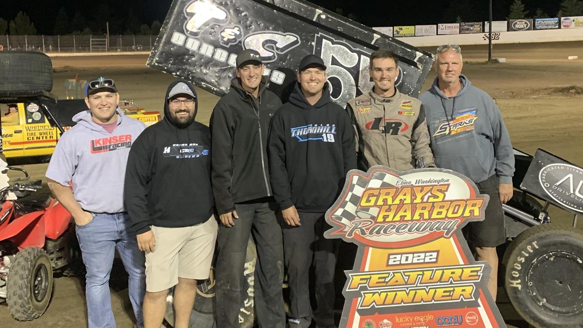 Starks Earns 12th Win, Skagit Track Championship and Three Top 10s With World of Outlaws During Busy Weekend