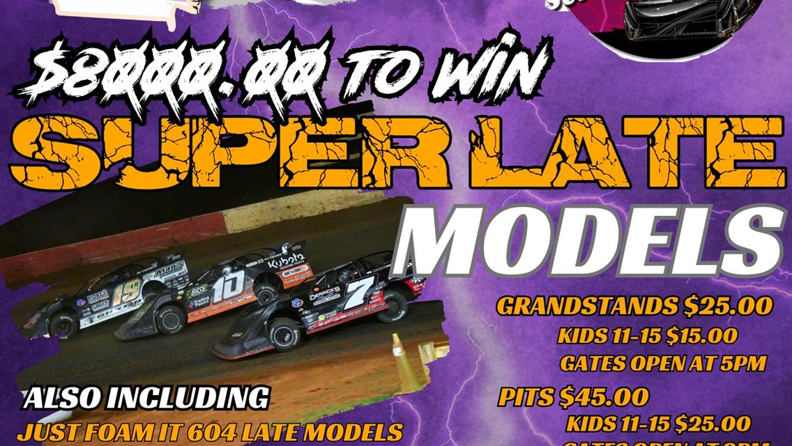 FRIDAY MAY 16th, HUNT THE FRONT SUPER LATE MODELS!