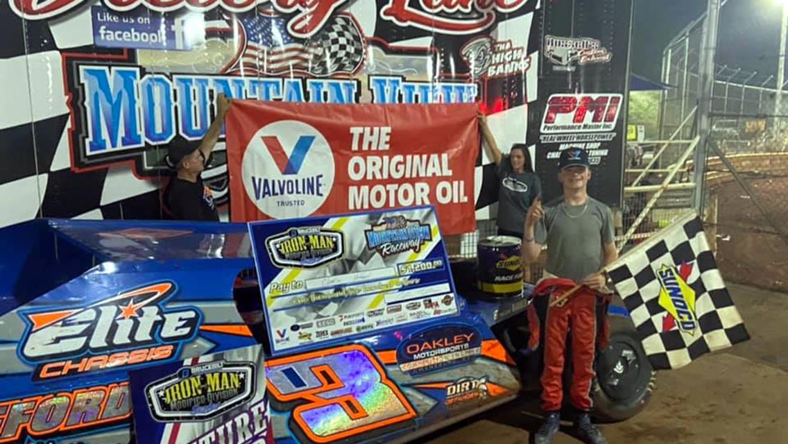 Charlie Mefford Motors to Brucebilt Performance Iron-Man Modified Series Victory at Mountain View Raceway