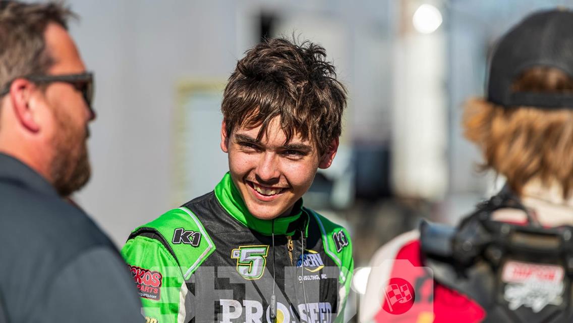 Gage Pulkrabek spends birthday weekend on the road