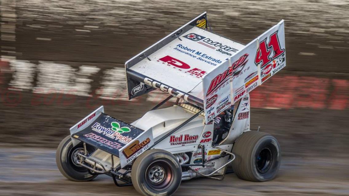 Scelzi Earns Top 10 at Marysville, Makes World of Outlaws Feature at Stockton