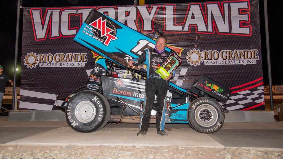 Royal Jones Wins POWRi Vado Wing Sprint Feature