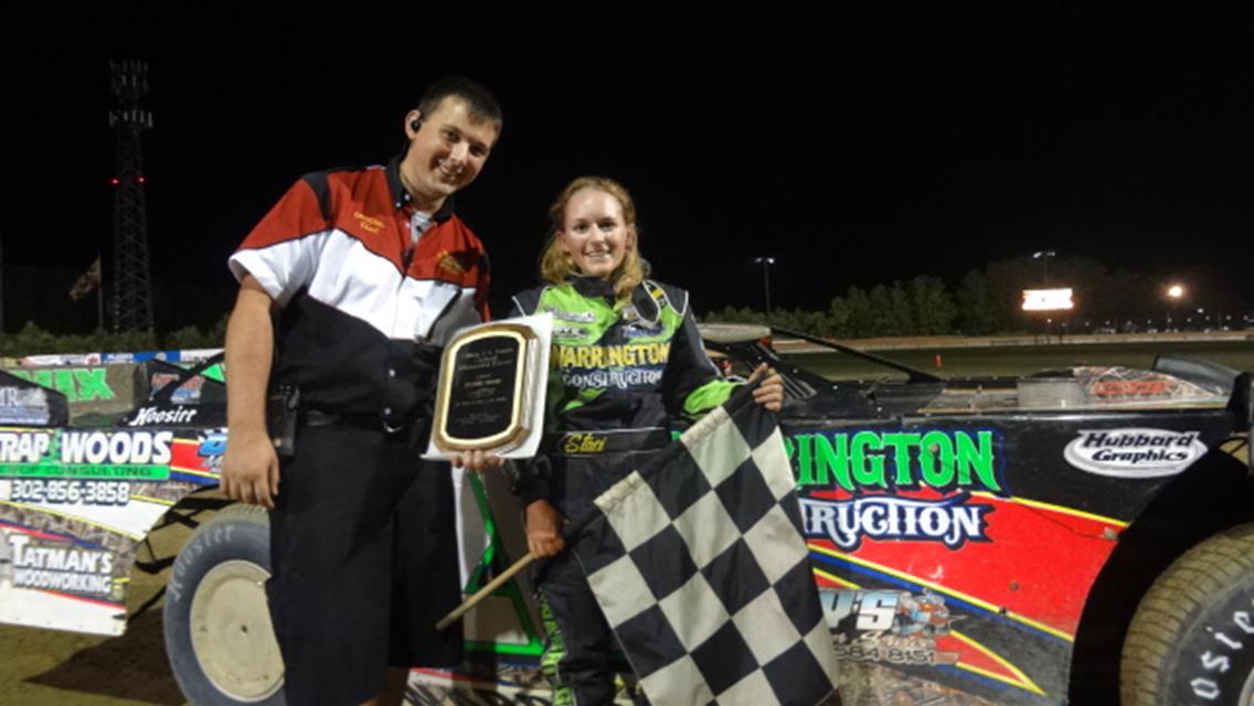 STACI WARRINGTON RIM RIDES TO 2ND WIN IN SUPER LATE MODELS