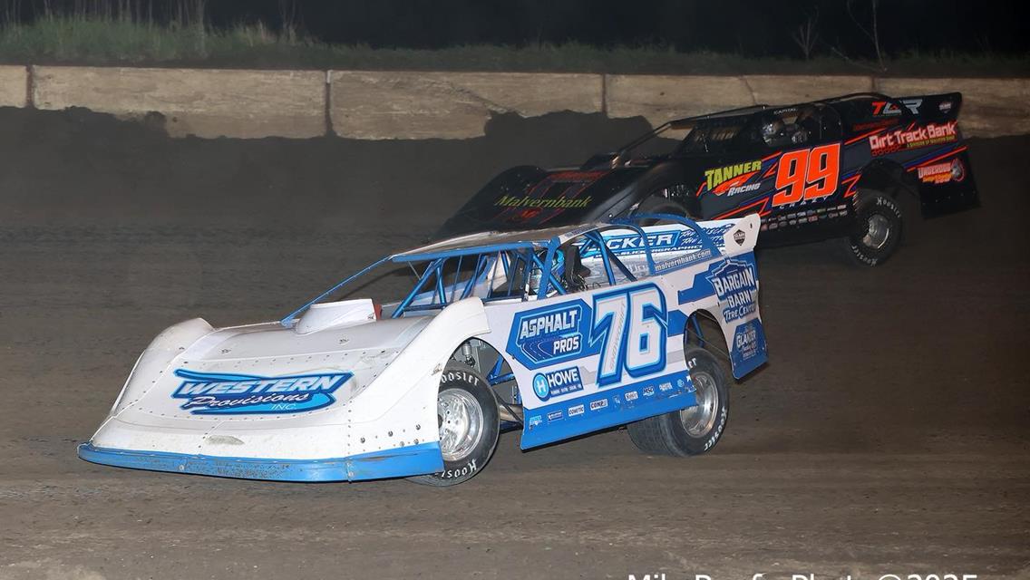 Stuart International Speedway (Stuart, IA) – Malvern Bank West Series – May 9th, 2025. (Mike Ruefer Photo)