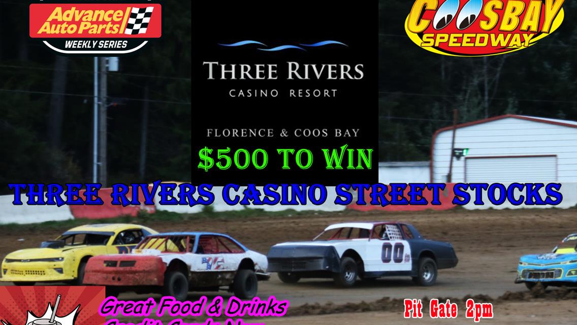 $500-To-Win Street Stocks This Saturday April 26th at Coos Bay Speedway