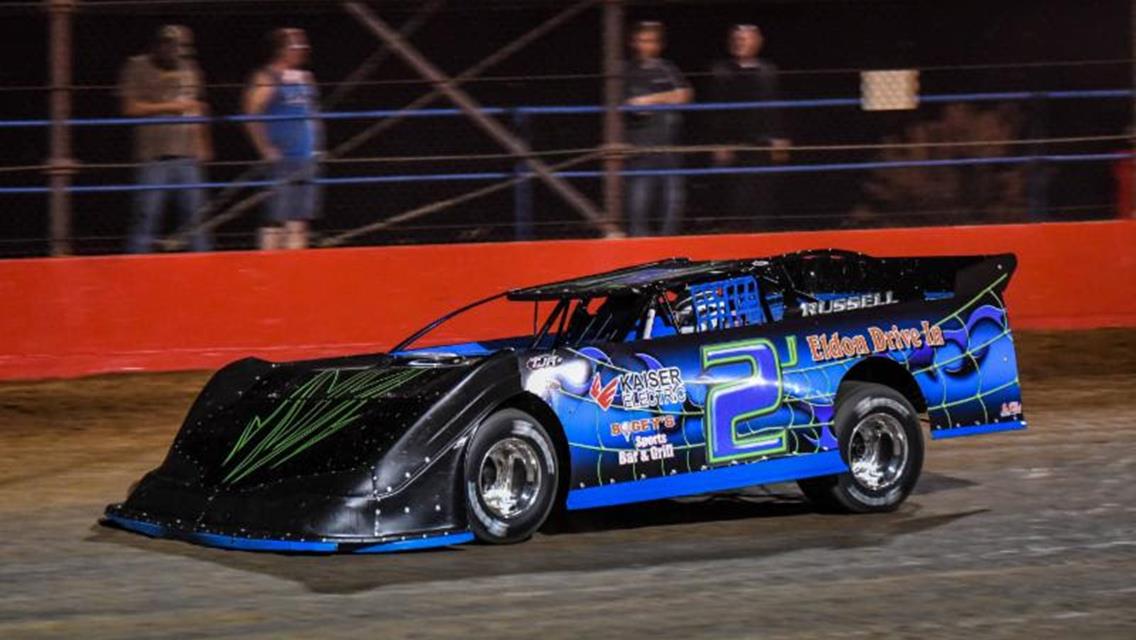 Russell captures featured ULMA Late Model win as Lucas Oil Speedway season begins