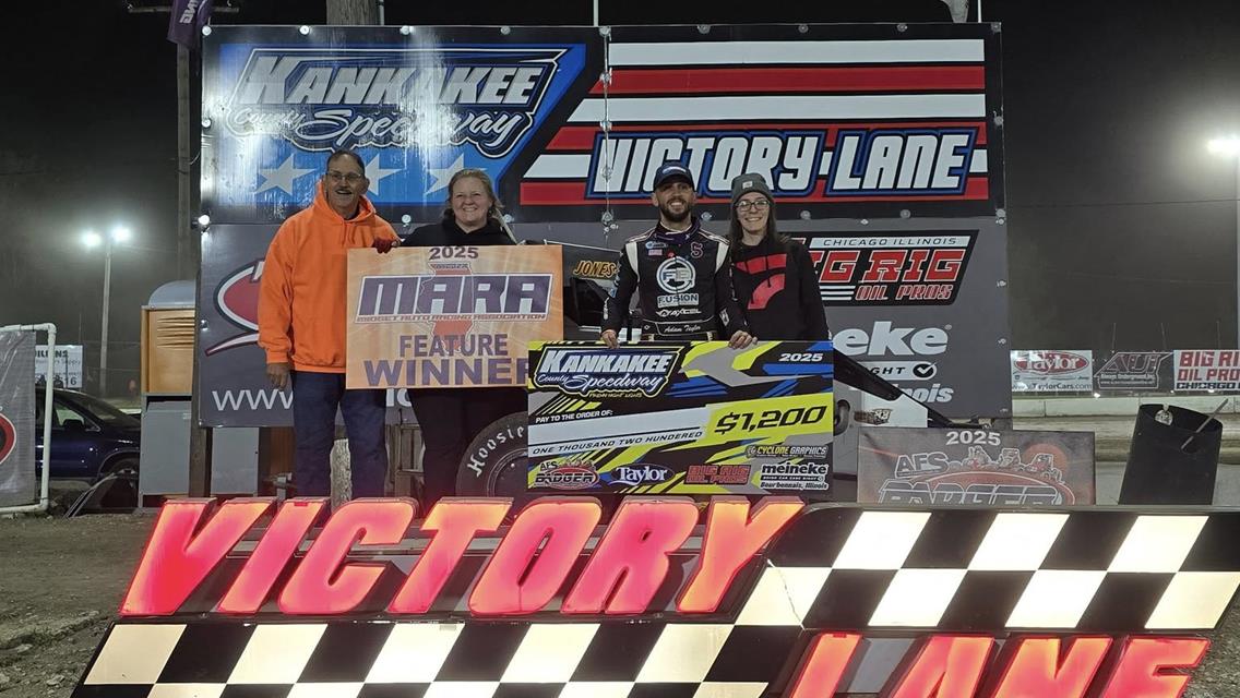 Adam Taylor Takes First Badger and MARA Co-Sanction of 2025 at Kankakee
