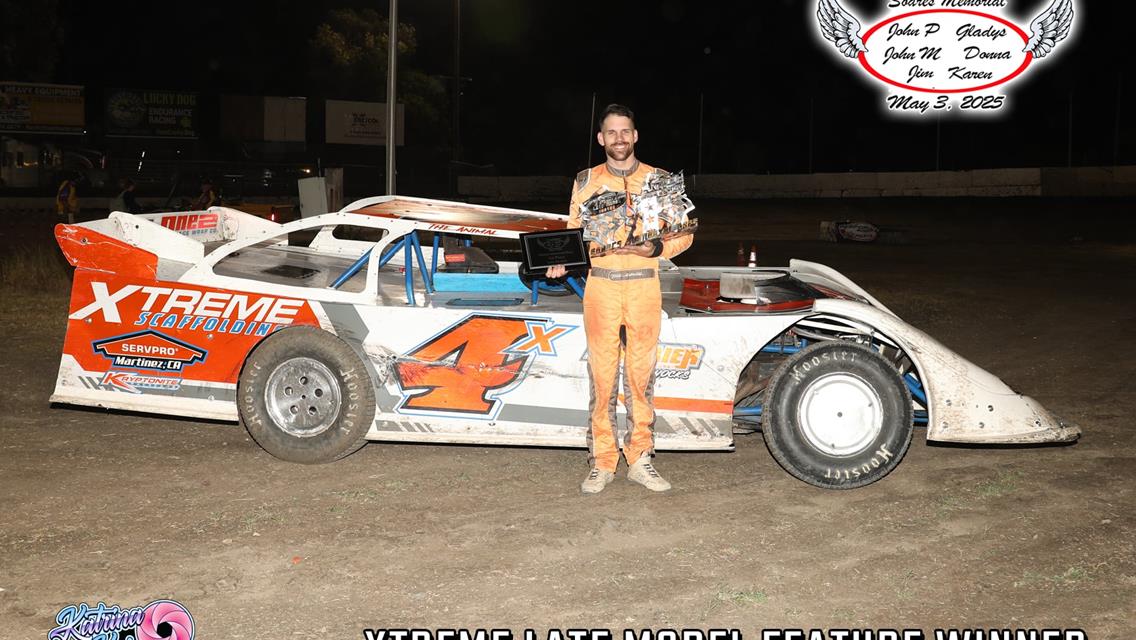 Slaney, Johnson, Ryland, Pearce, Brown Are Soares Memorial Winners At Antioch Speedway