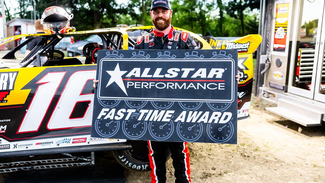34 Raceway (West Burlington, IA) – Lucas Oil Late Model Dirt Series – July 10th, 2025. (Heath Lawson Photo)