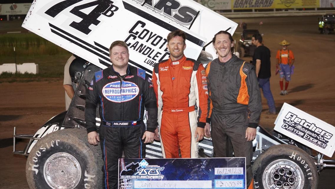 John Carney II Leads All For ASCS Elite Outlaw Win At Route 66 Motor Speedway