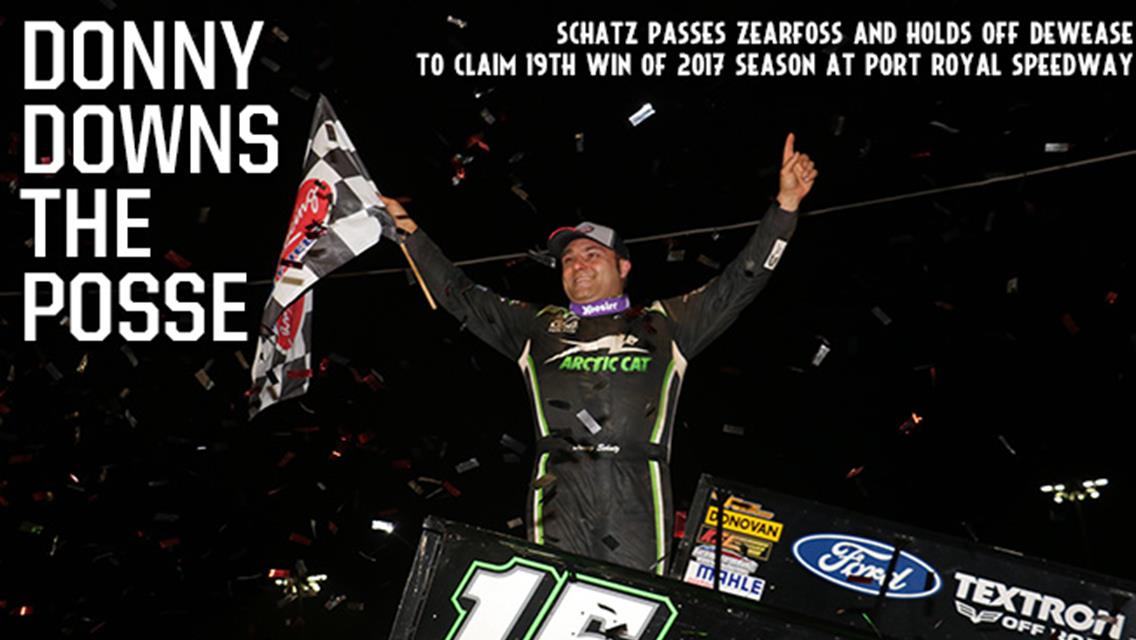 Donny Schatz Downs ‘The Posse’ and Claims 19th Win of Season at Port Royal