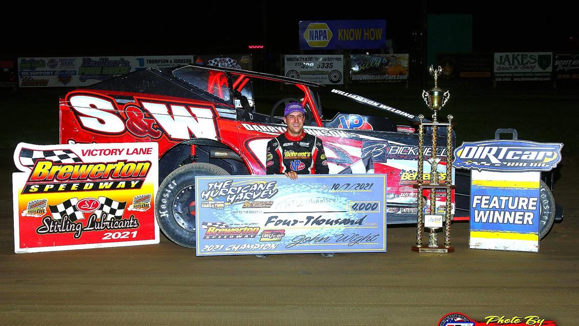 Williamson continues NAPA Super DIRT Week reign with Hurricane Harvey 75 win