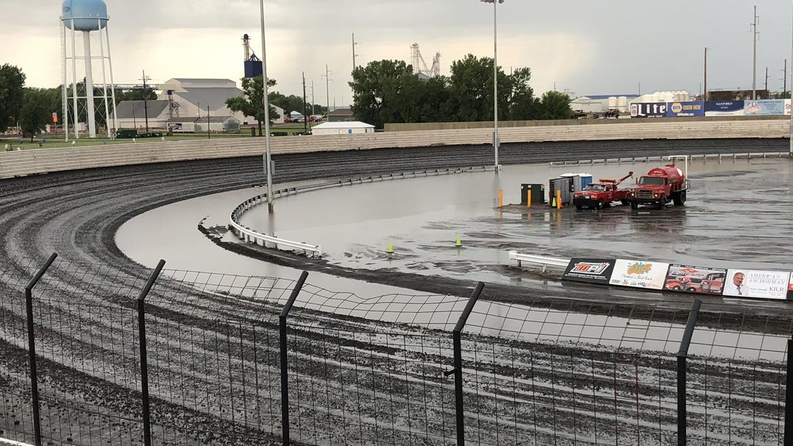 Strong Morning Storm Forces Jackson Motorplex Officials to Postpone Bank Midwest presents the IMCA Frostbuster