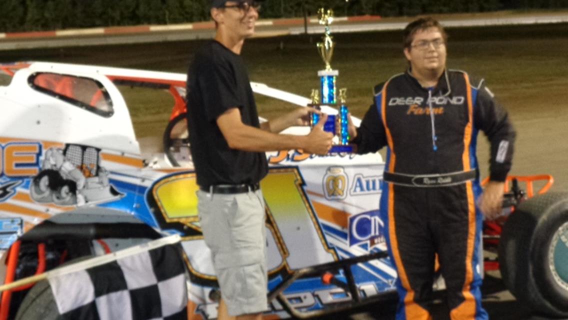 RYAN RIDDLE GETS CAREER 1ST IN AC DELCO SPORTSMAN