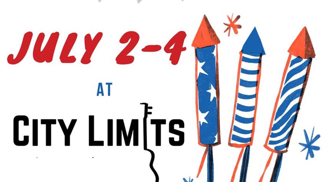 No Racing this Saturday July 1 at Texoma but will have ground open to pop fireworks hosted by City Limits