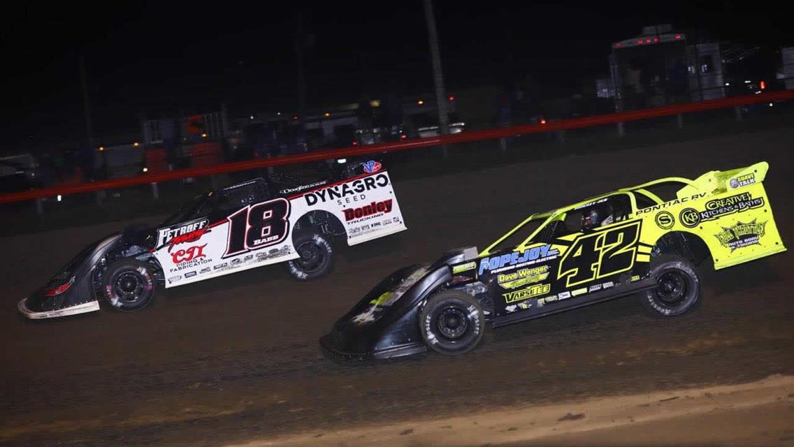 Wenger leads first 23 laps, finishes second in Hell Tour stop at FCR