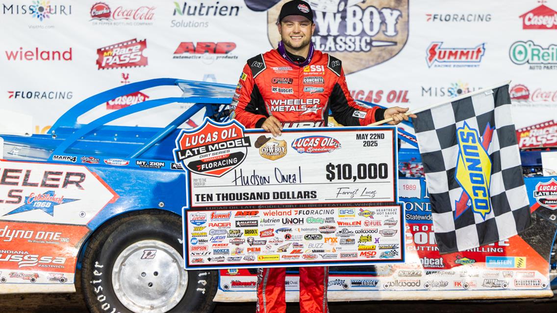 O’Neal Takes Cowboy Classic on Thursday Night at Lucas Oil Speedway