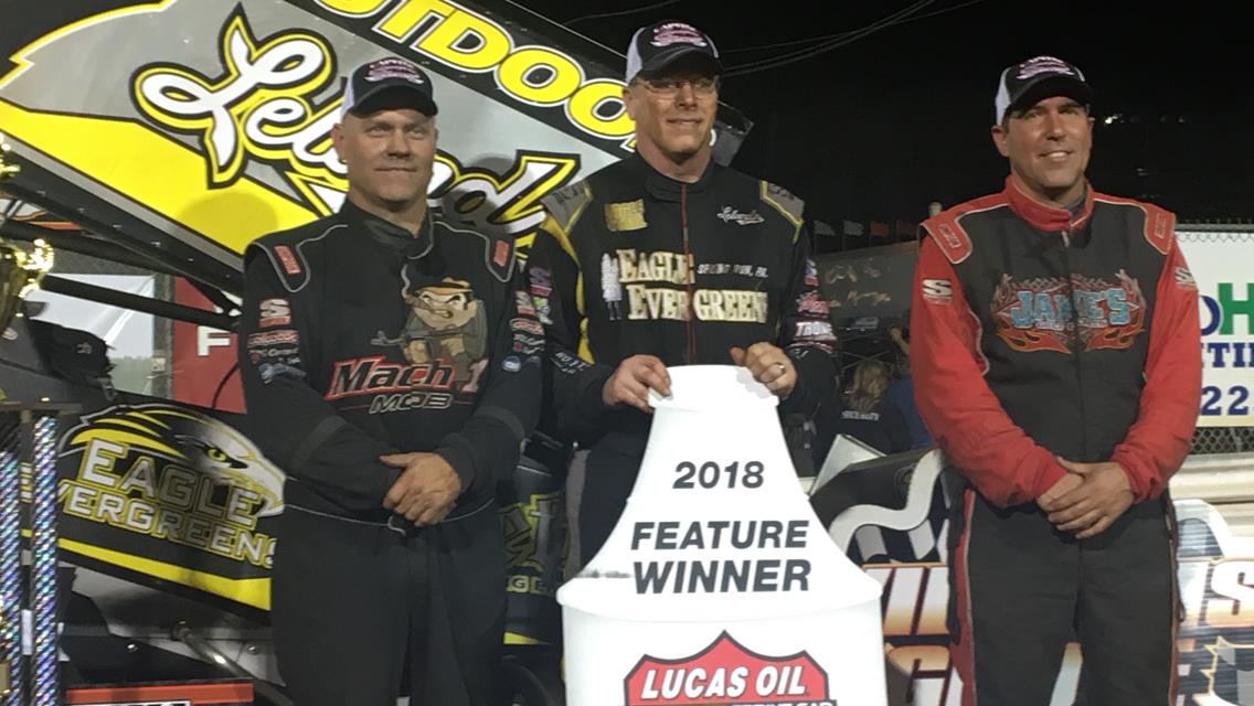 Hodnett, Smith, Buckwalter On The Podium, Night One of The Battle Of The Groves