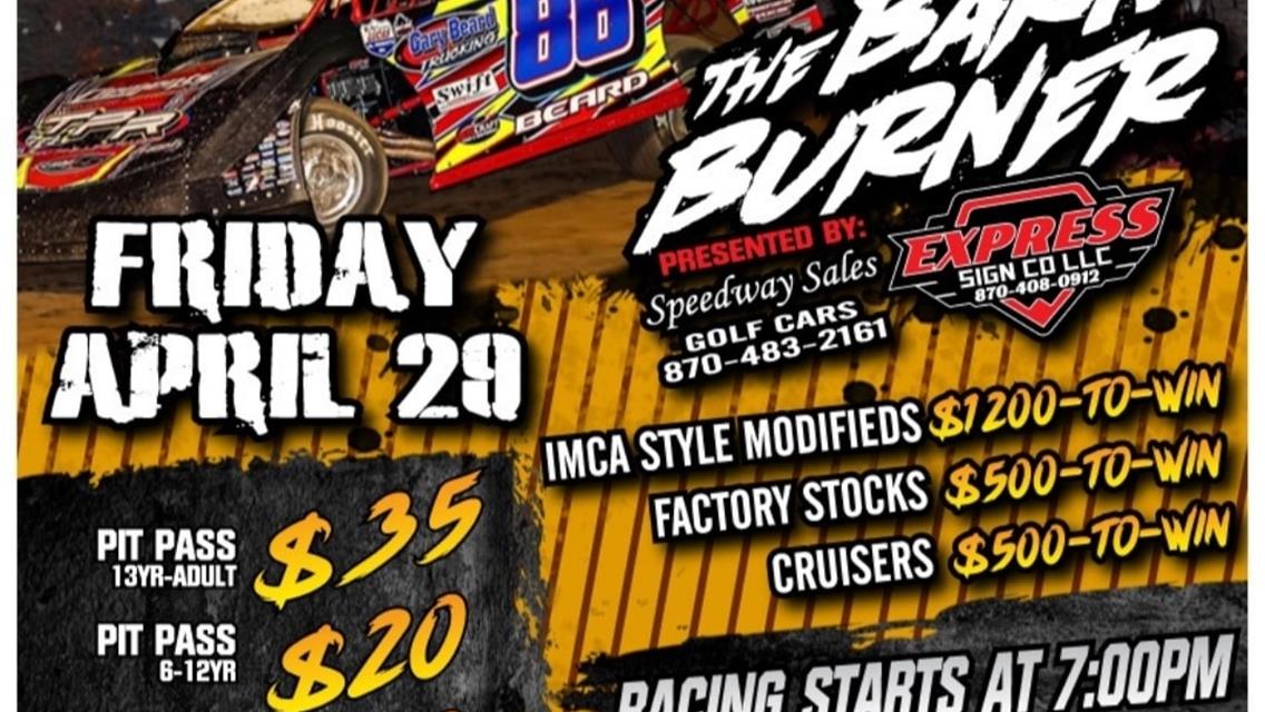 COMP Cams Super Dirt Series Rolls into Town Friday, April 29