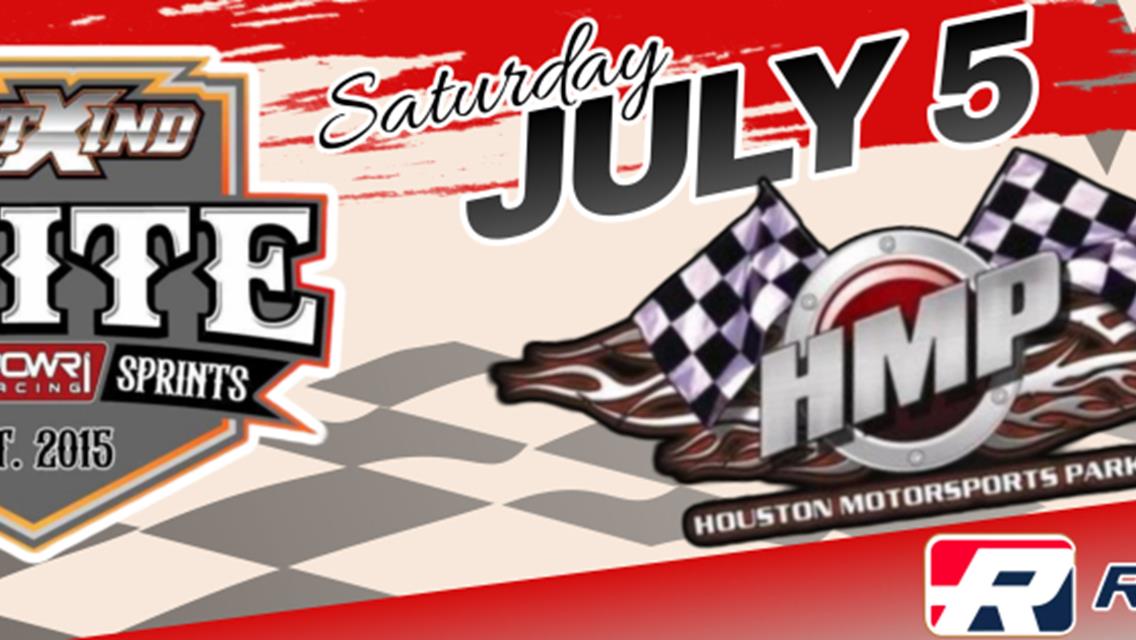 POWRi Elite Non-Wing Sprints at Houston Motorsports Park