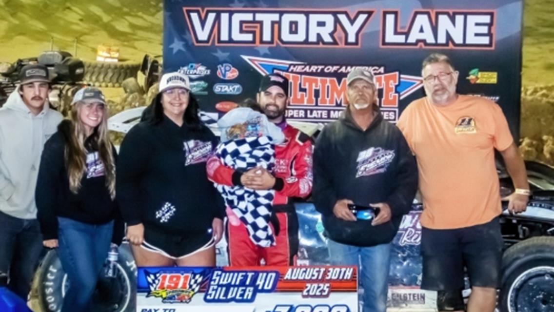 Derek Fisher scored back-to-back Labor Day weekend wins—Saturday at 191 Speedway and Sunday at Mudlick Valley Raceway.