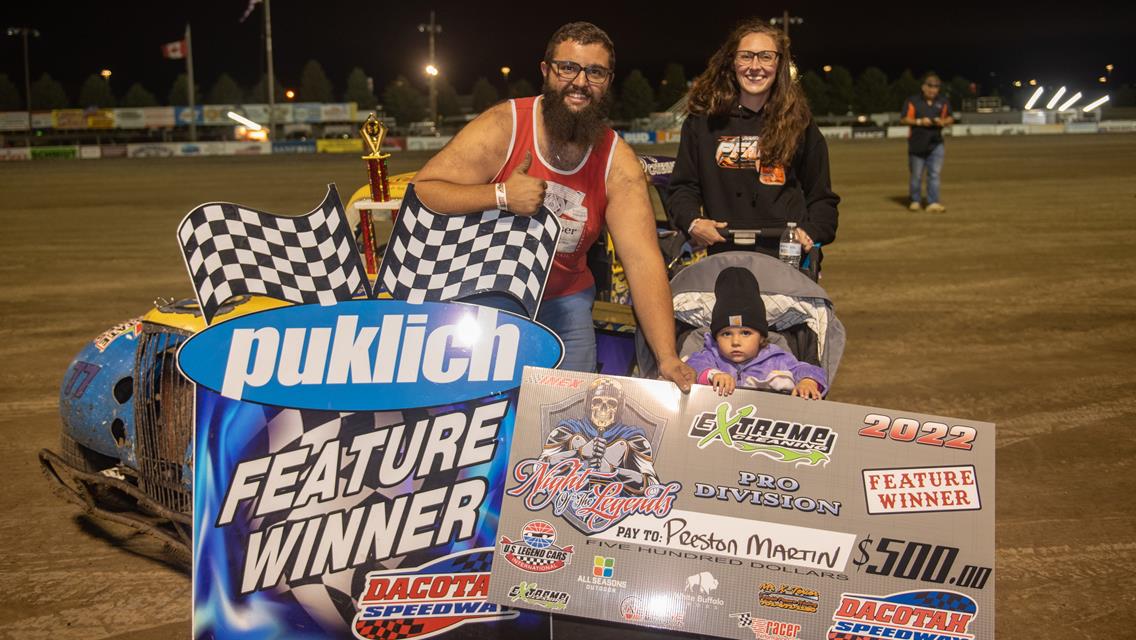 MARTIN HANGS ON FOR NIGHT OF THE LEGENDS VICTORY