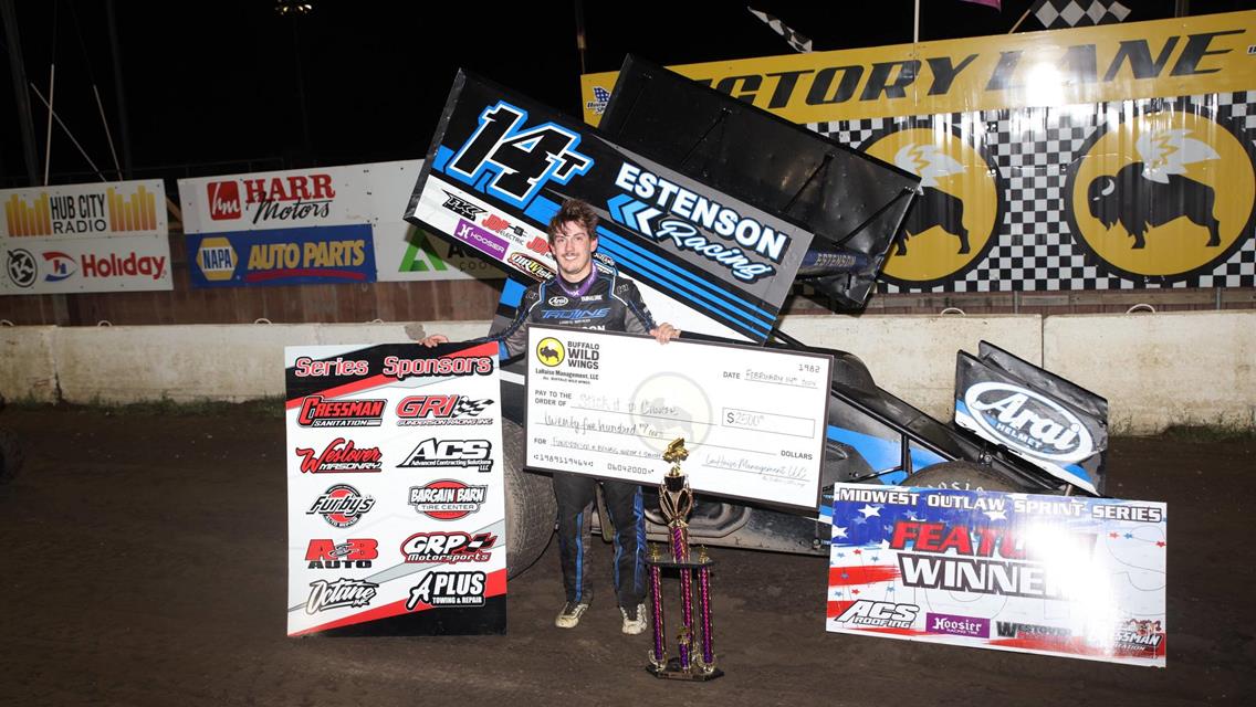 Estenson Wins at Brown County Speedway and Hard Charges at Casino Speedway