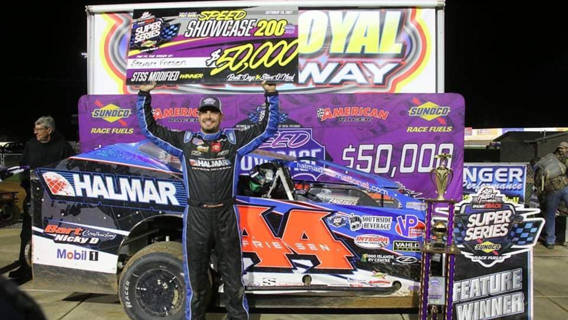 Dominant: Stewart Friesen Earns $50,000-Plus Payday in Speed Showcase 200™ at Port Royal