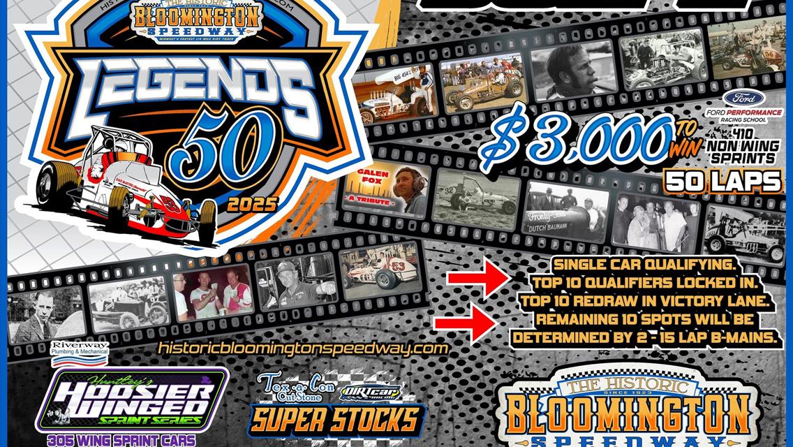 Legends 50 This Friday Night!