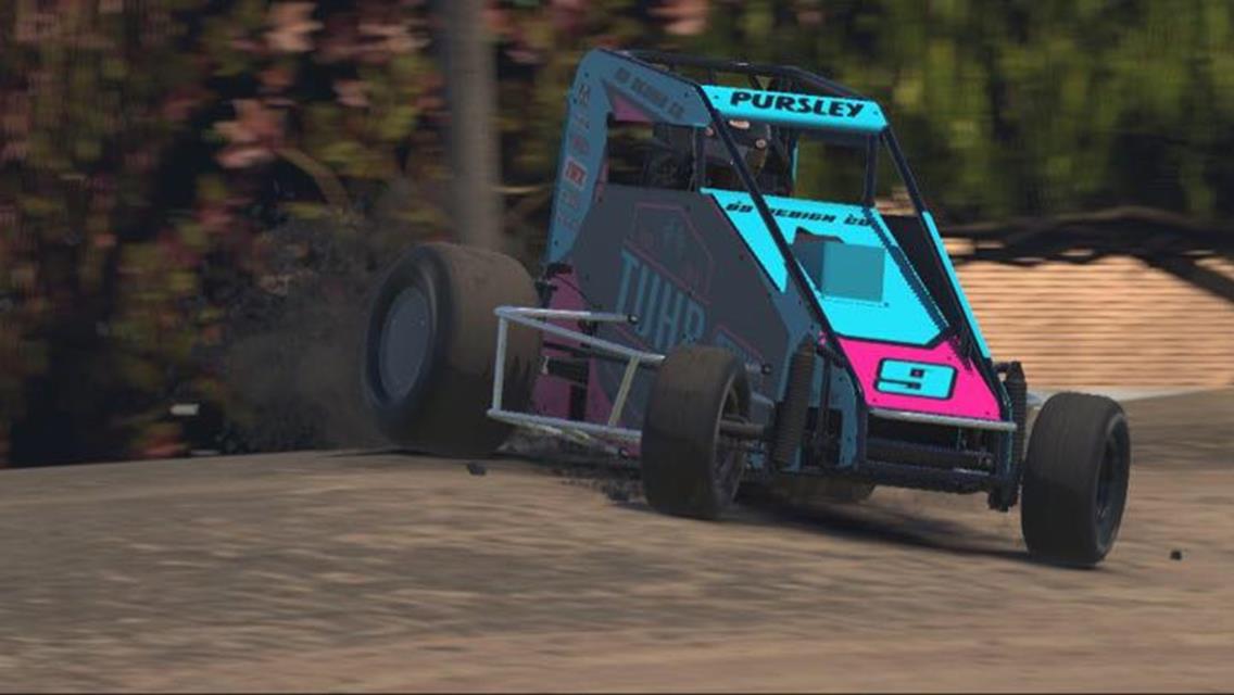 Pursley Prevails in POWRi Midget iRacing League Chili Bowl Event