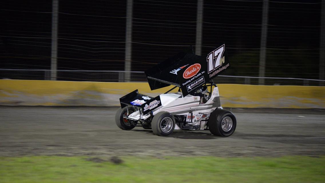 White Struggles with Tight Car at Route 66 Motor Speedway to Open ASCS National Speedweek