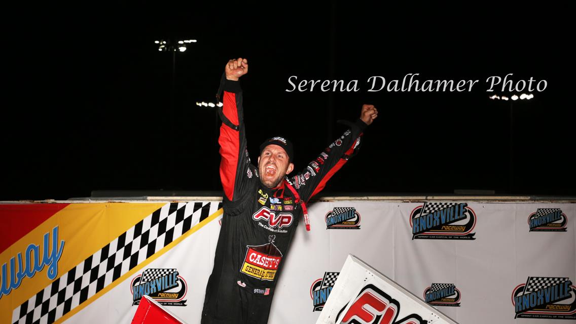 Finally! Brian Brown Wins the Arnold Motor Supply 360 Knoxville Nationals